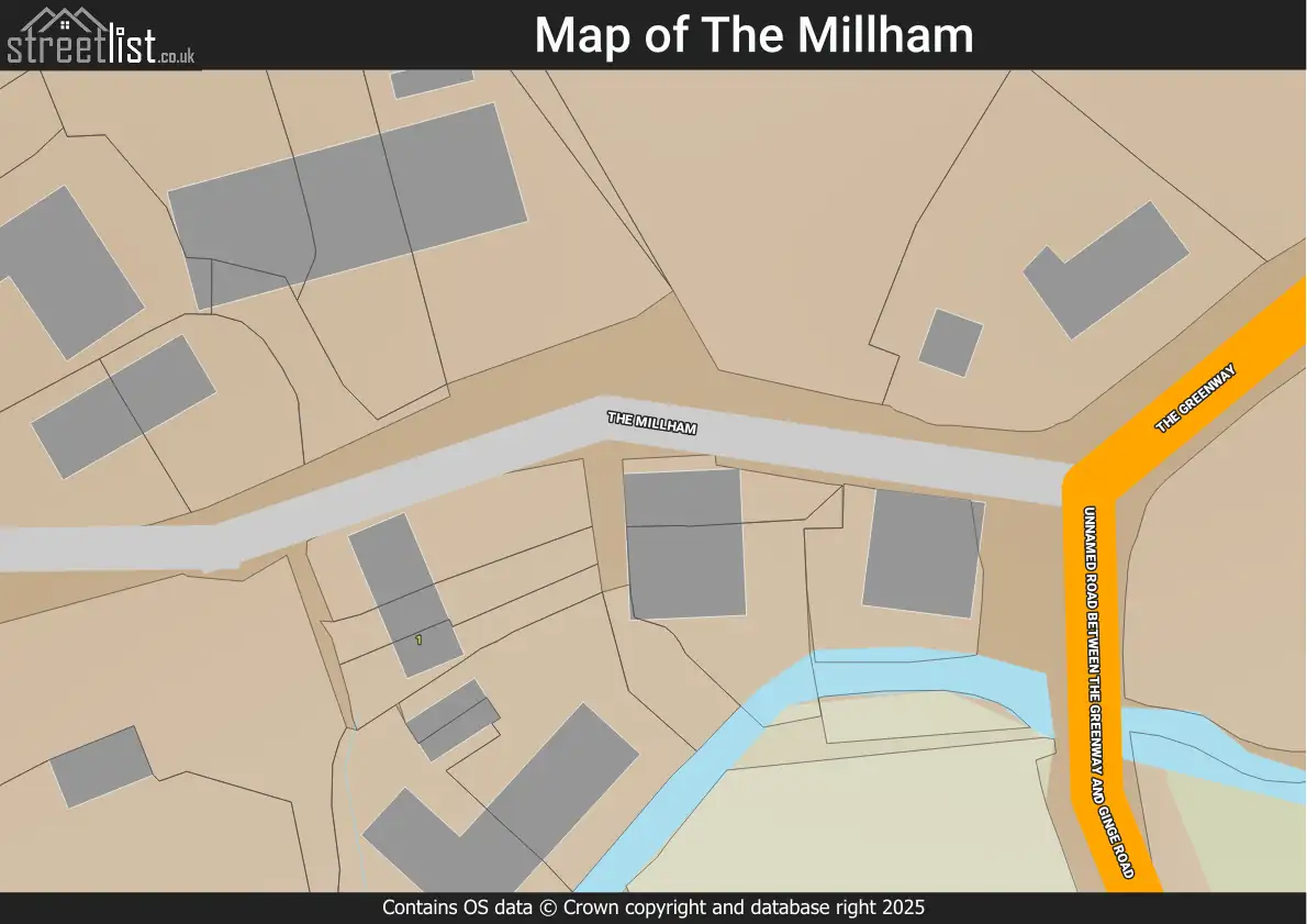 Map of The Millham