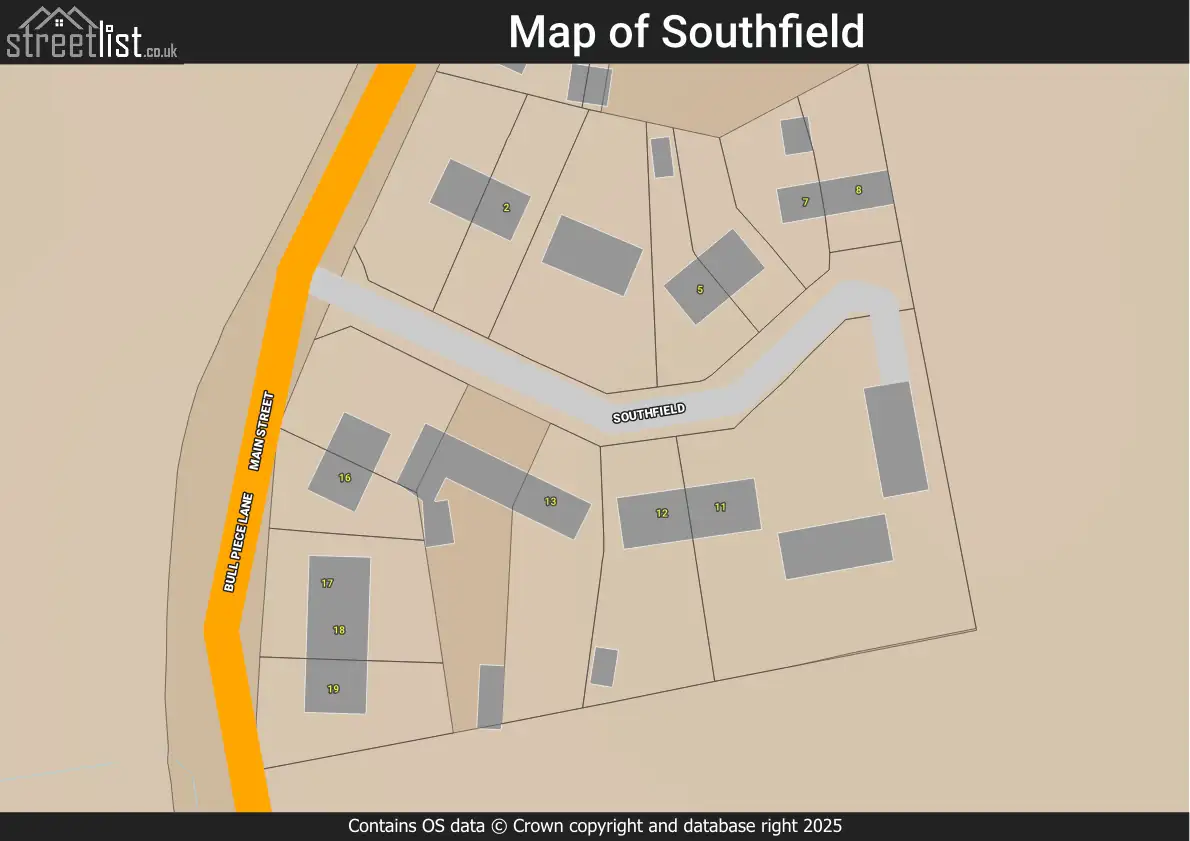 Map of Southfield