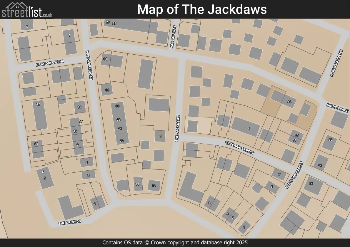 Map of The Jackdaws