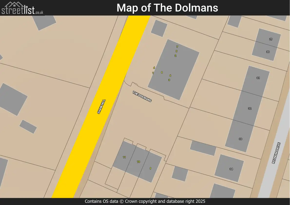 Map of The Dolmans