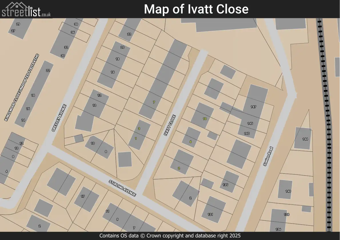 Ivatt Close, Doncaster, Bawtry, South Yorkshire | Street map, property ...