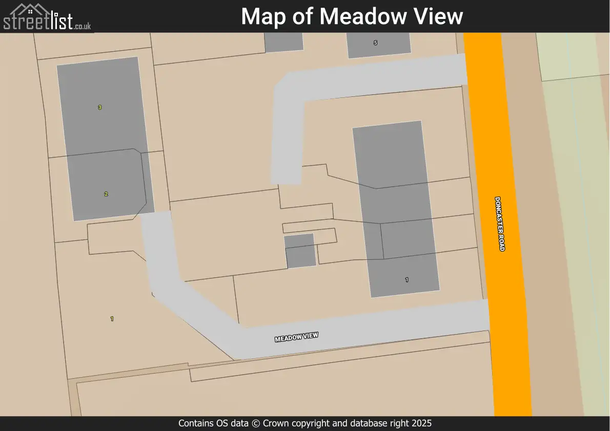 Map of Meadow View