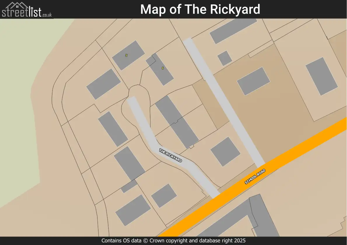 Map of The Rickyard