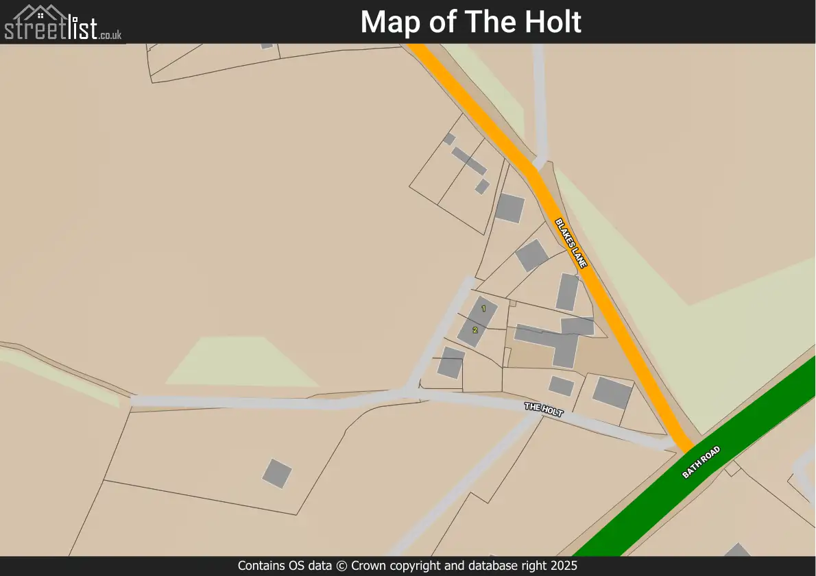 Map of The Holt