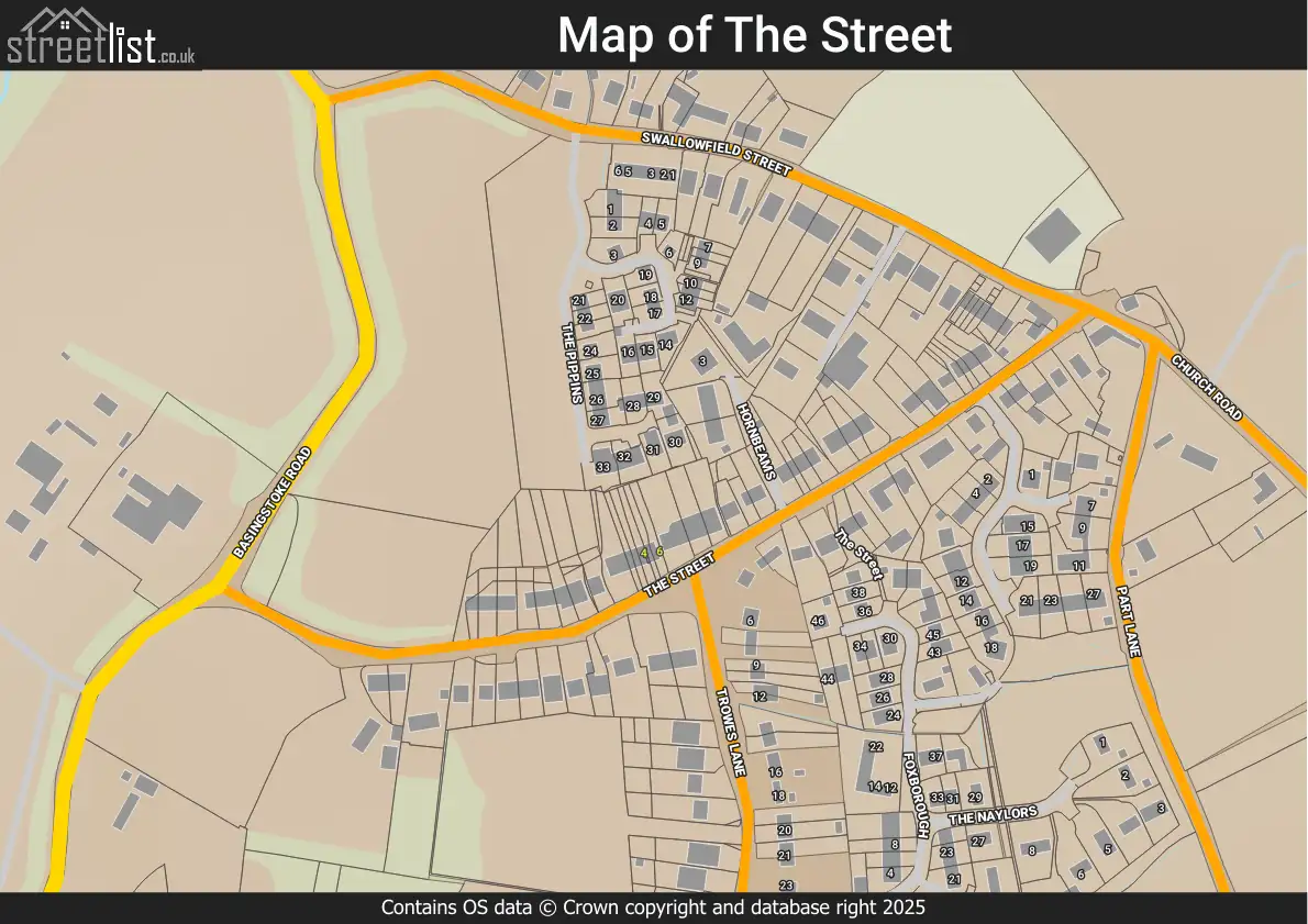 Map of The Street