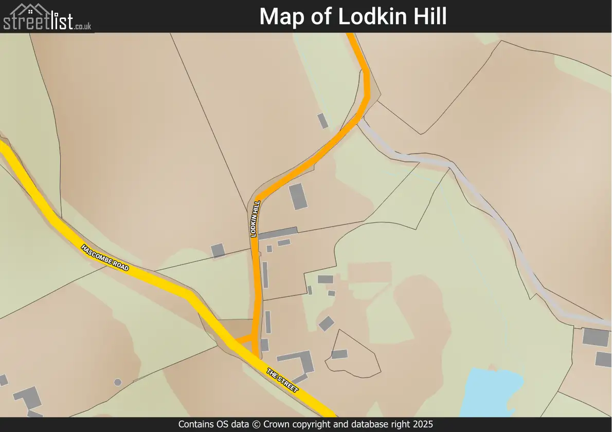 Map of Lodkin Hill