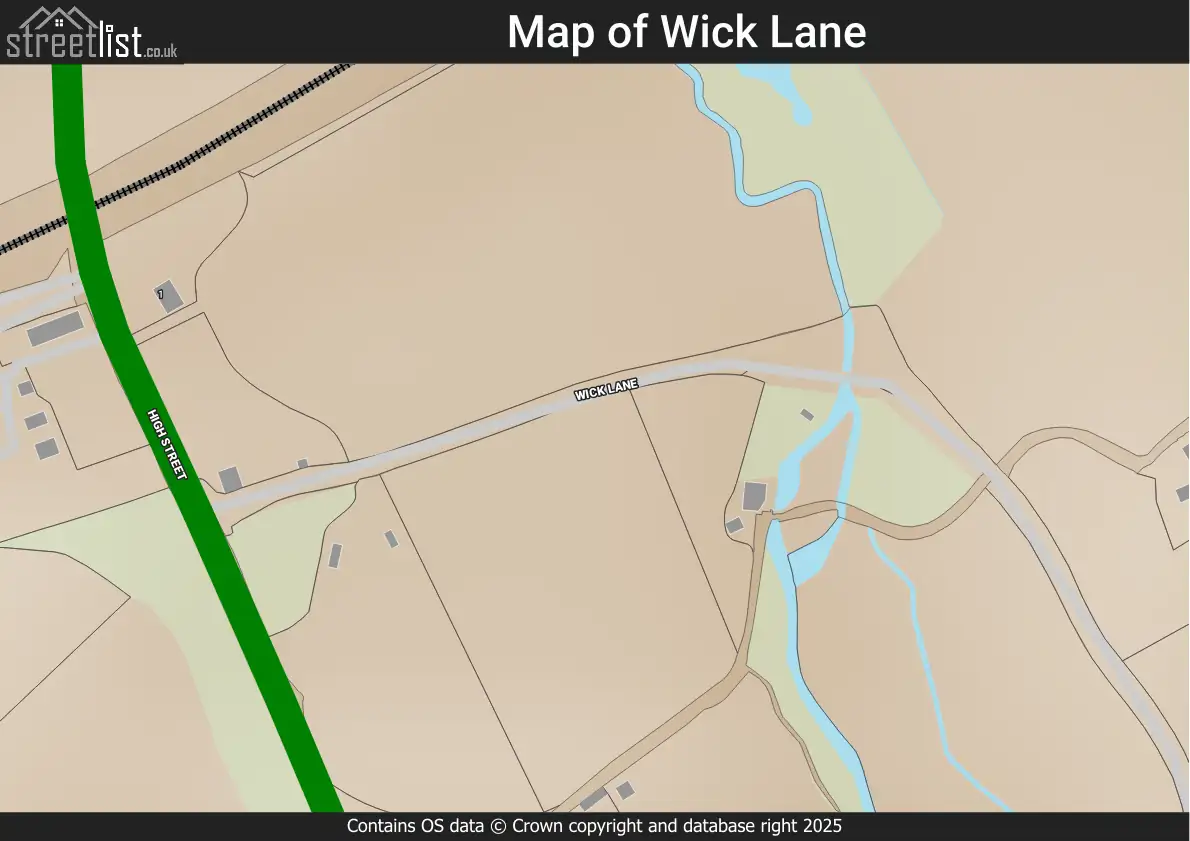 Map of Wick Lane