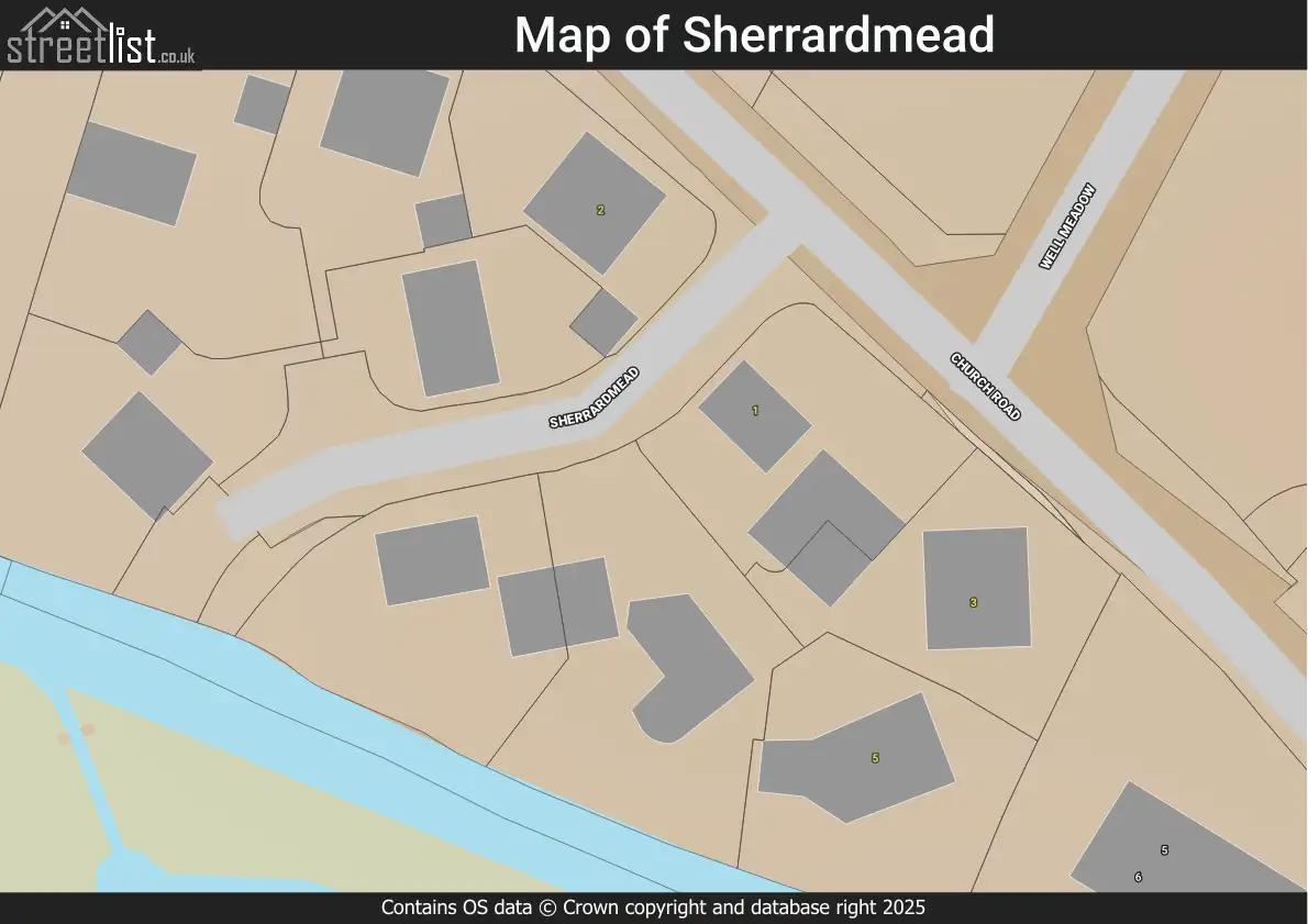 Map of Sherrardmead