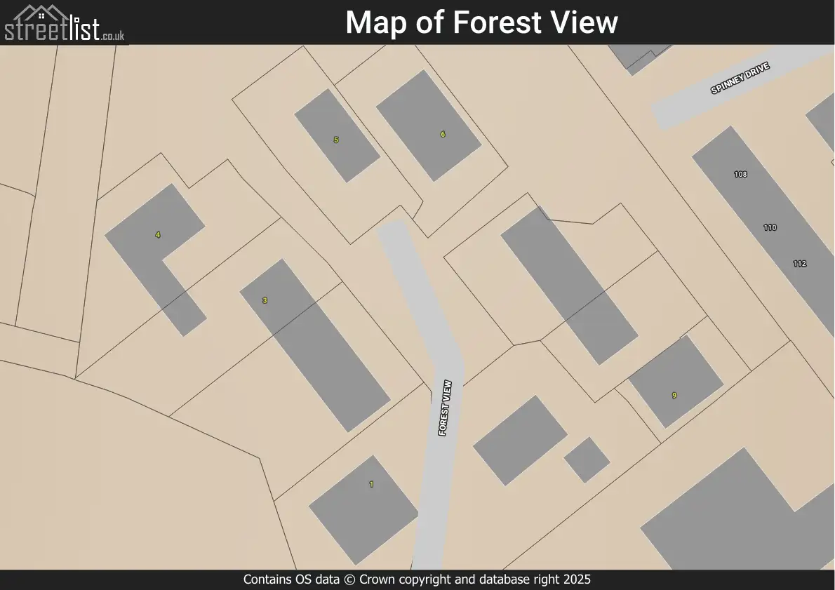 Map of Forest View