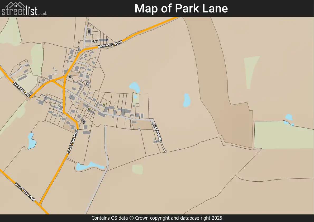 Map of Park Lane
