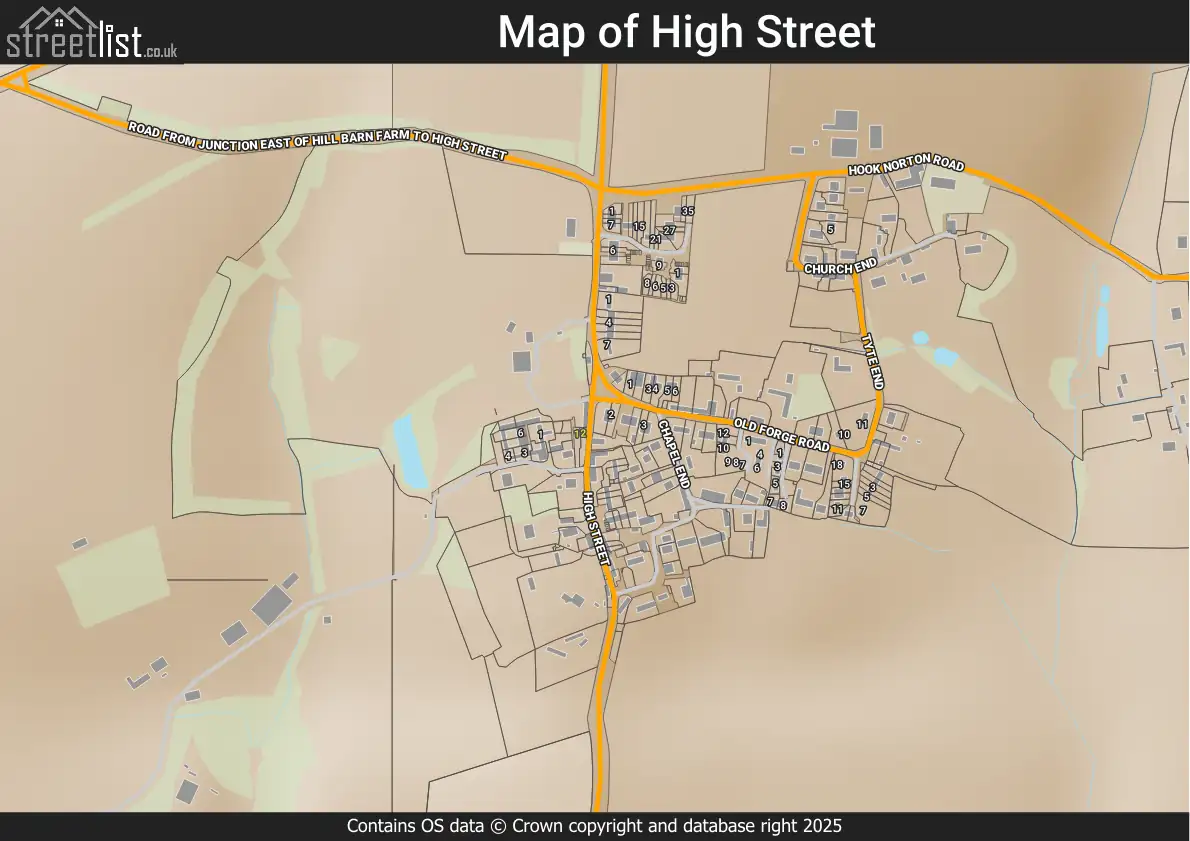 Map of High Street