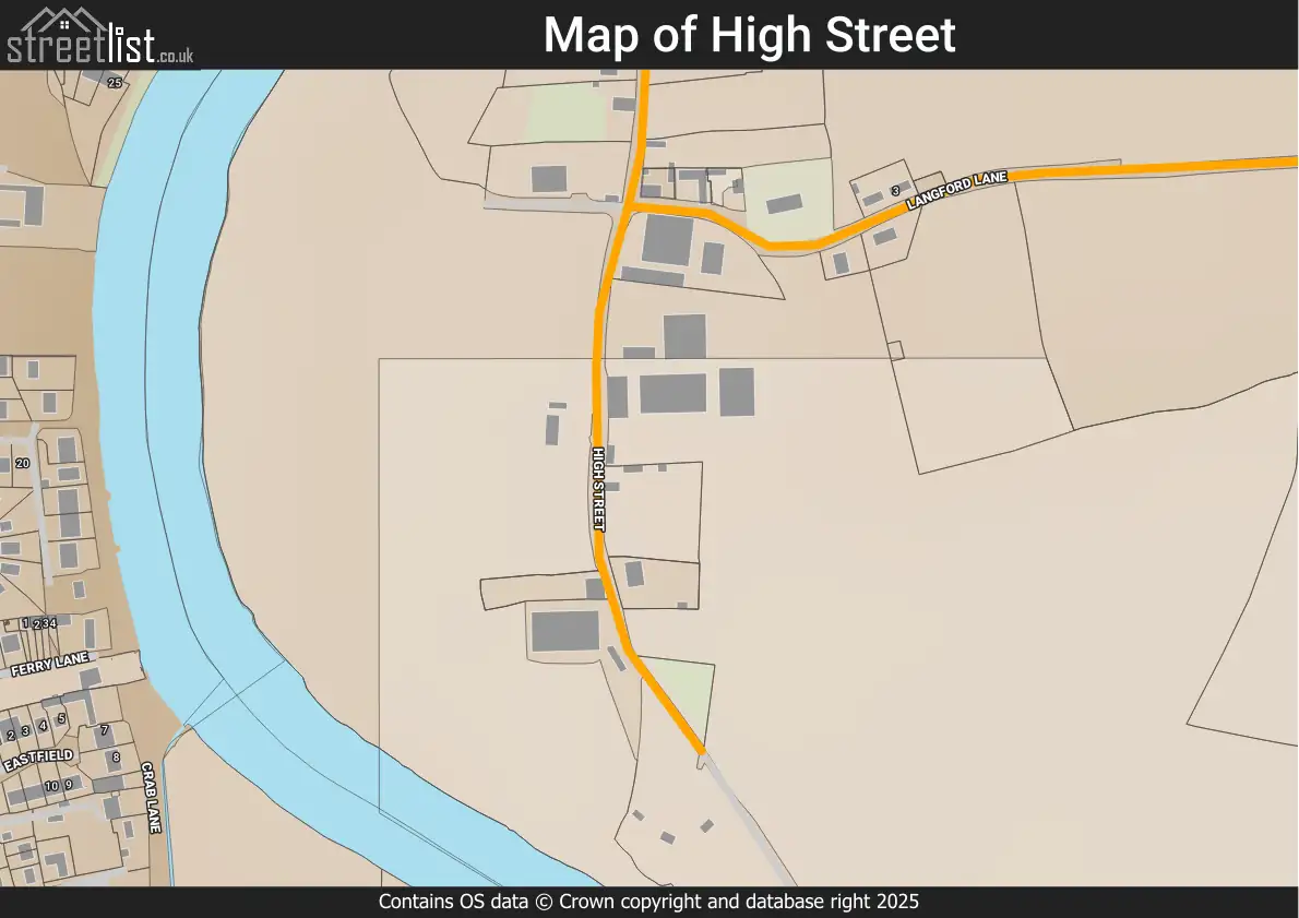 Map of High Street