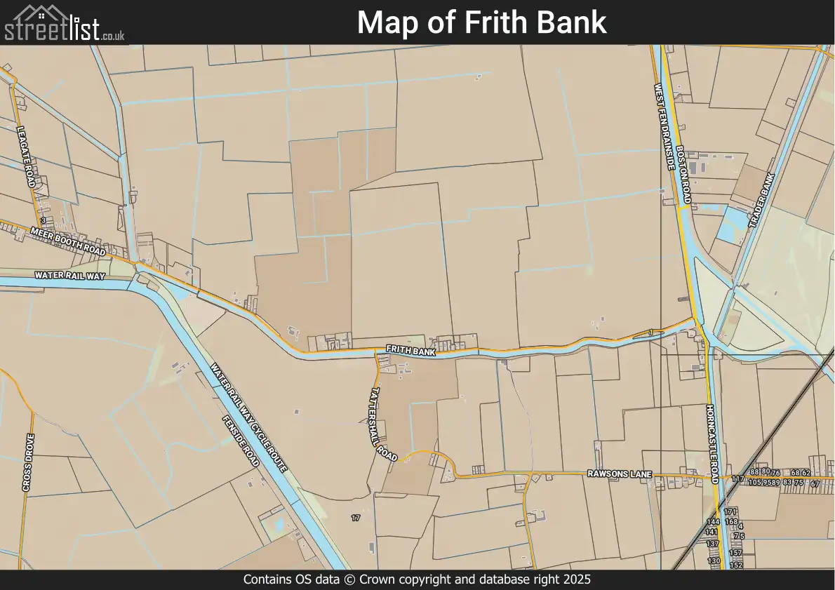 Map of Frith Bank