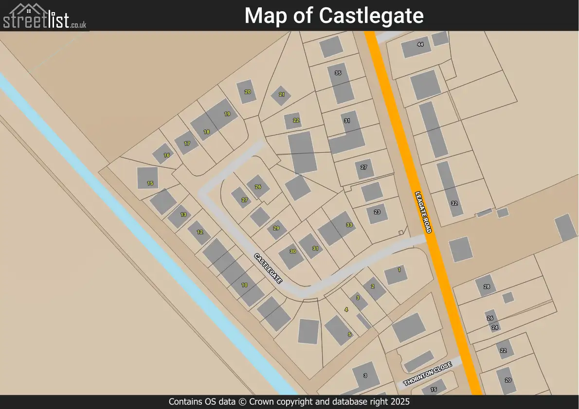 Map of Castlegate