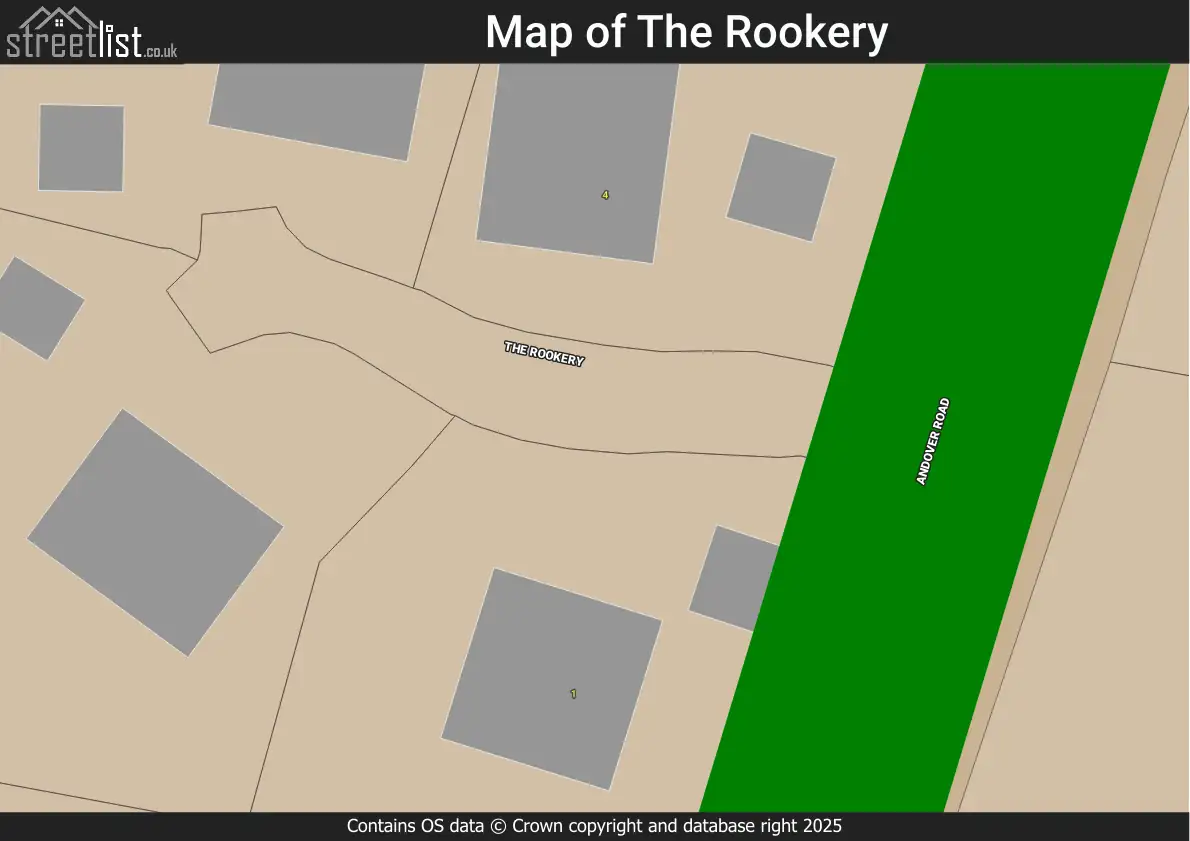 Map of The Rookery