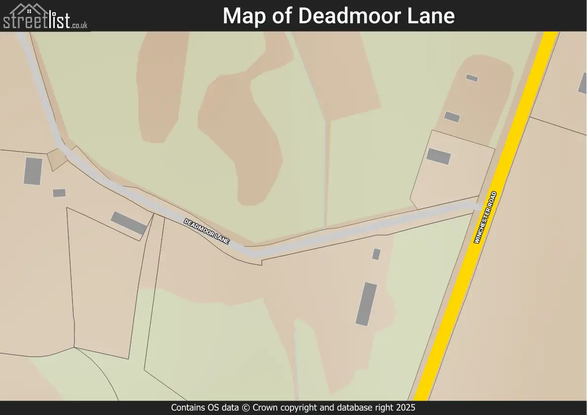 Map of Deadmoor Lane