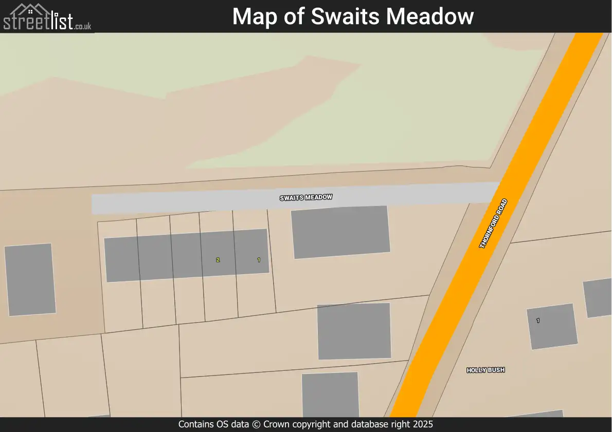 Map of Swaits Meadow