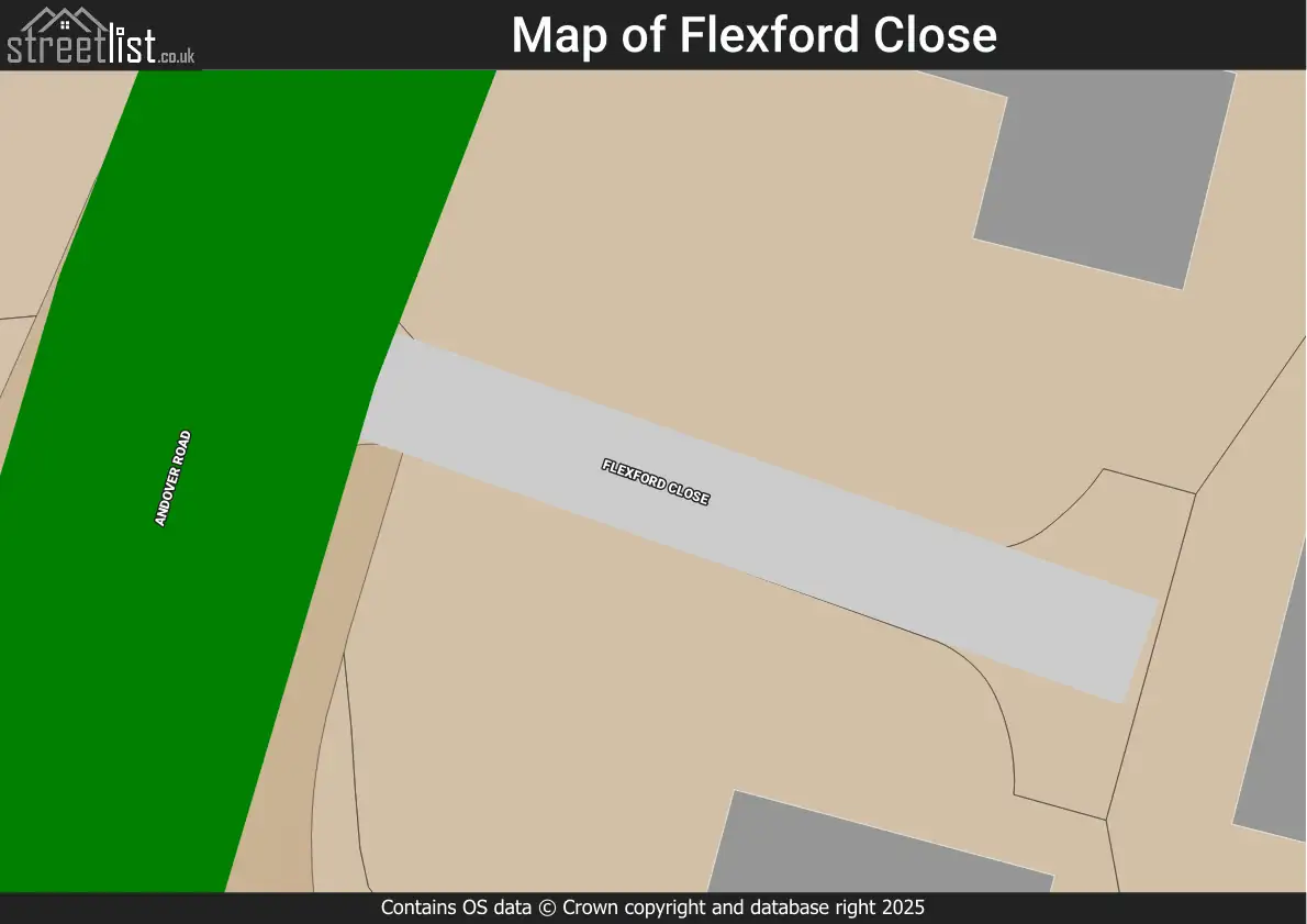 Map of Flexford Close
