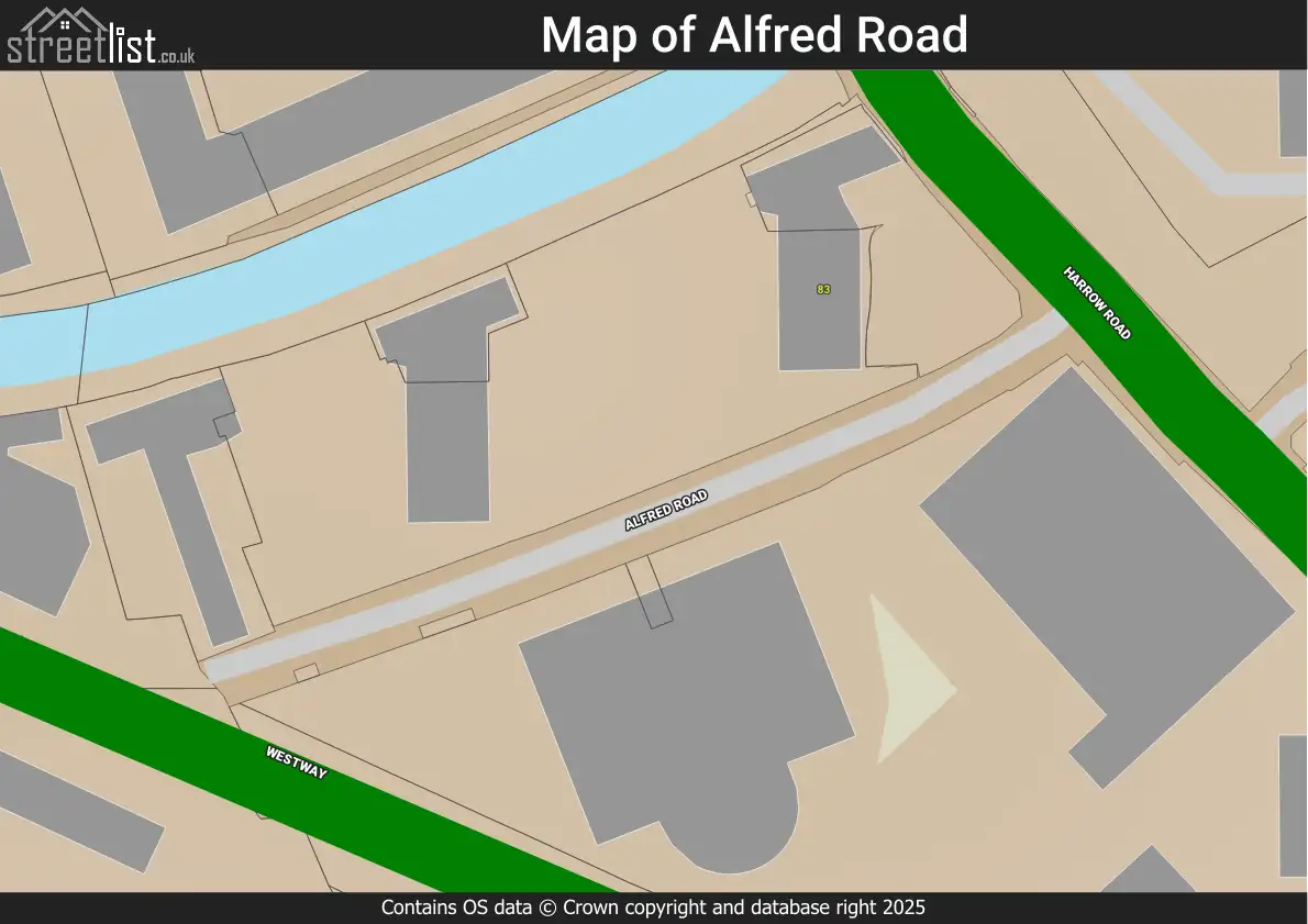 Mount Alfred Rd. Map Alfred Road, London, Westbourne, Greater London | Street map, property ...