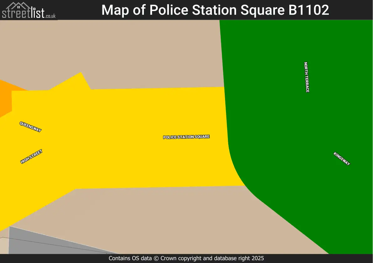 Police Station Square B1102 in Mildenhall, Suffolk - maps, house prices ...