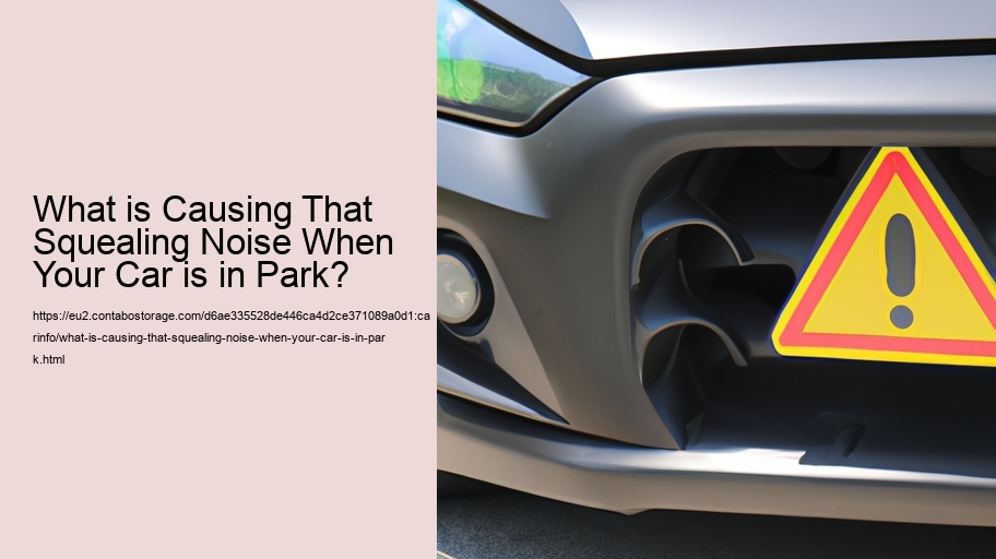 What is Causing That Squealing Noise When Your Car is in Park?
