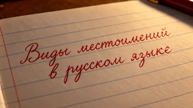 Виды местоимений в русском языке