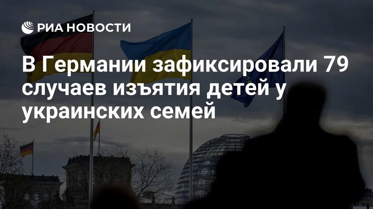 В Германии зафиксировали 79 случаев изъятия детей у украинских семей