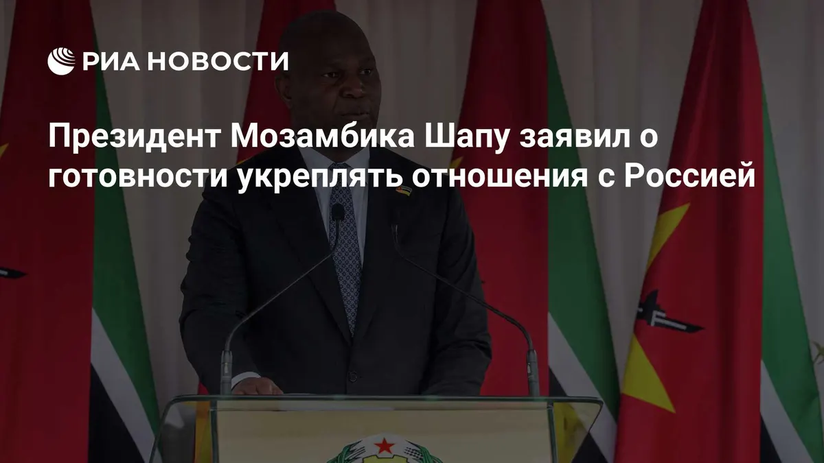 Президент Мозамбика Шапу заявил о готовности укреплять отношения с Россией