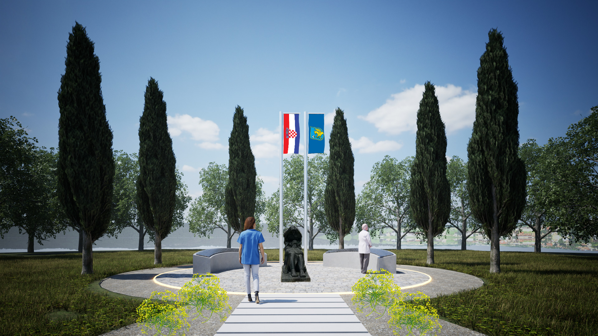 Idejno rješenje za izgradnju spomenika žrtvama domovinskog rata u Benkovcu