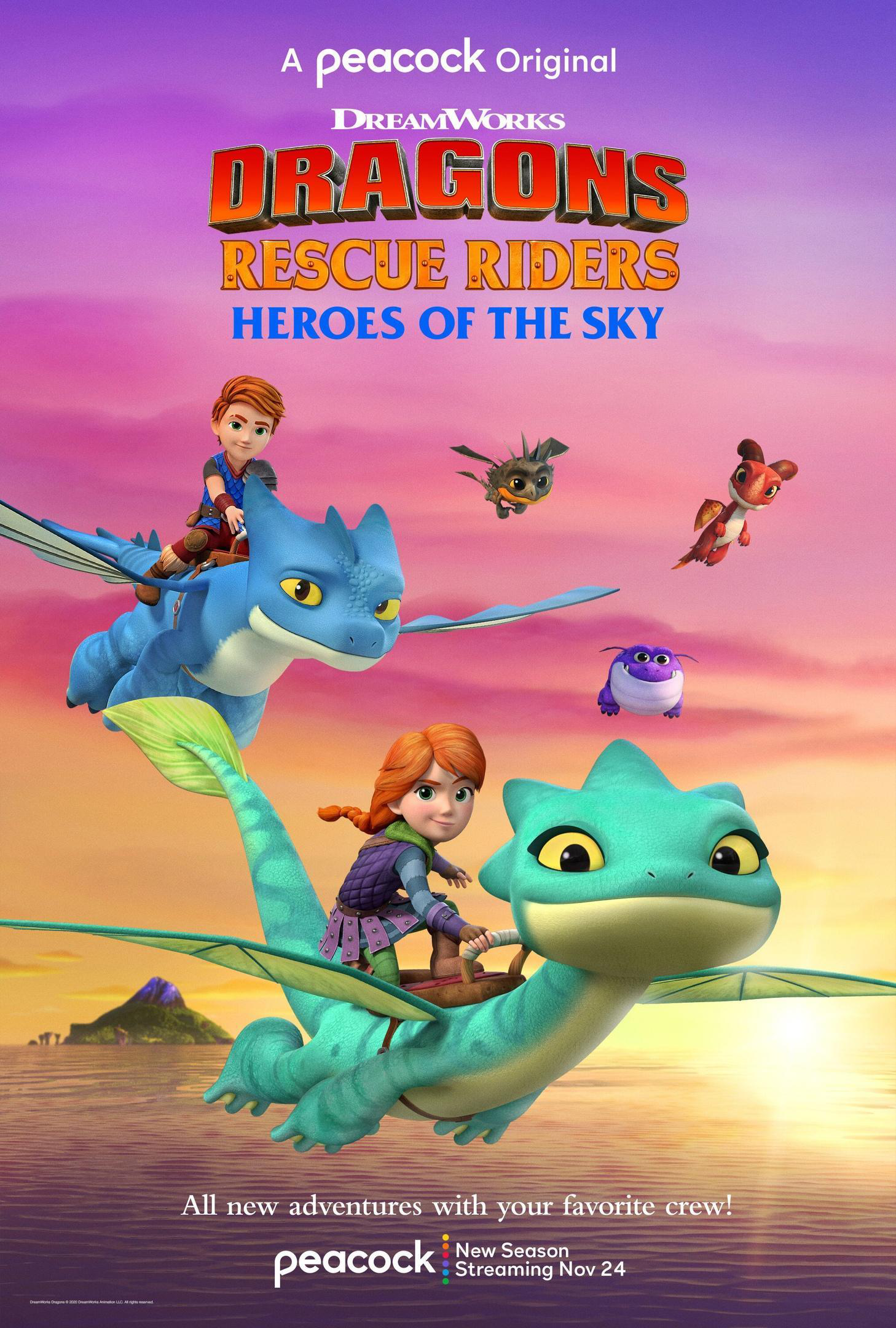 Сериал Драконы-спасатели: Герои неба/Dragons Rescue Riders: Heroes of the Sky  2 сезон онлайн