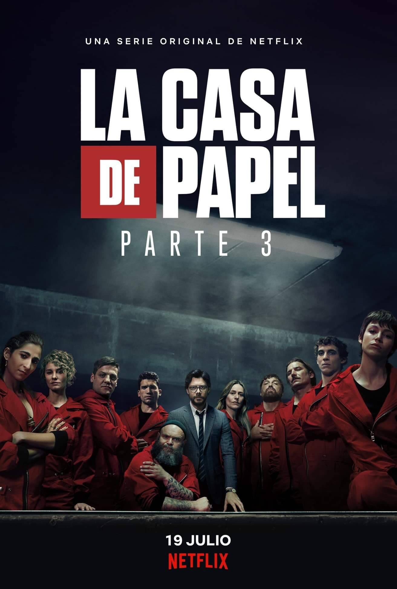 Сериал Бумажный дом/La casa de papel 3 сезон онлайн