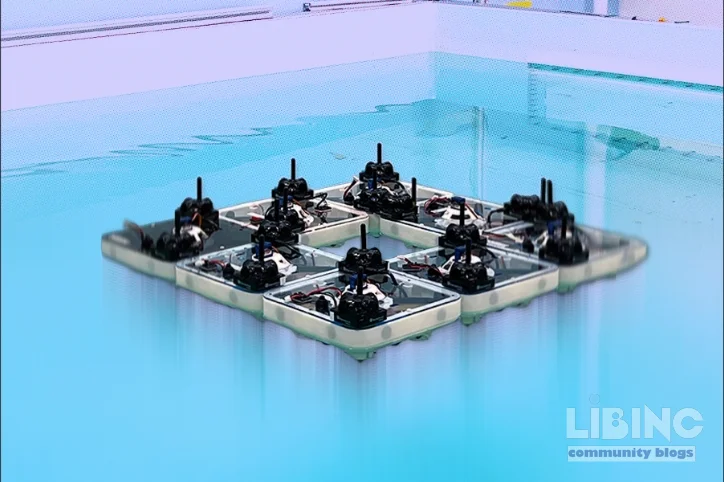 FloatForm: A swarm of autonomous boats turning water into a programmable infrastructure