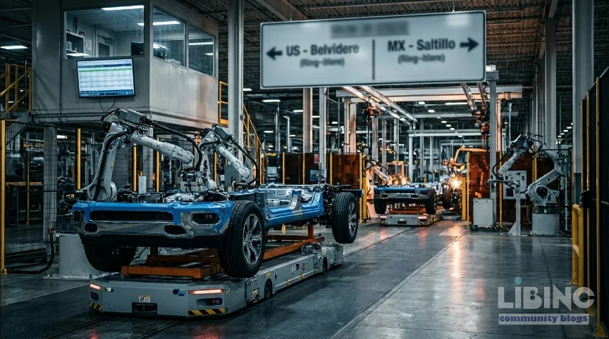 The 2026 Stellantis-UAW conflict: production-location shift, supplier leverage, and cross-border reallocation