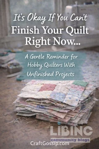 Unfinished Quilting Projects: An Analytical View of Momentum, Burnout, and Creative Pauses