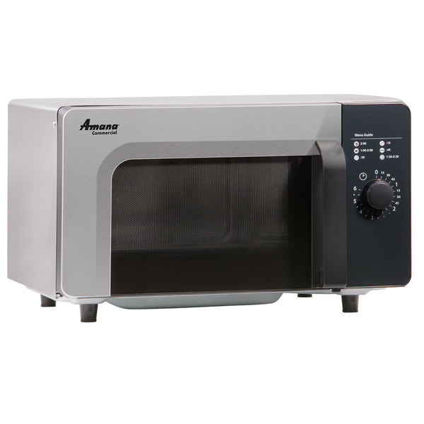 solwave stainless steel commercial microwave with dial control 120v 1000w