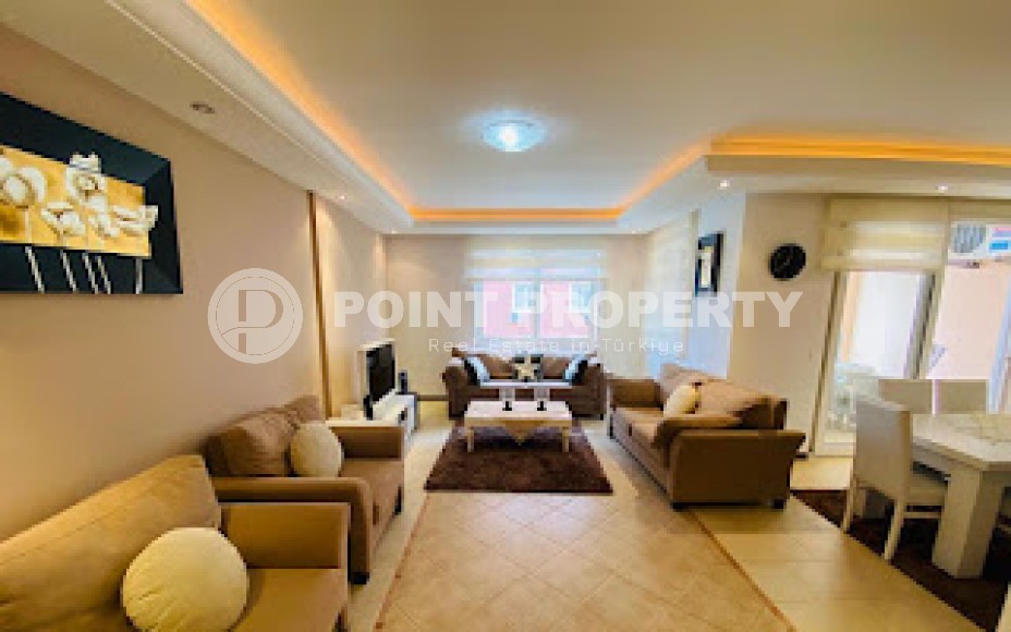 Well-furnished apartment with two bedrooms, on the very shore of the Mediterranean Sea-id-5988-photo-1