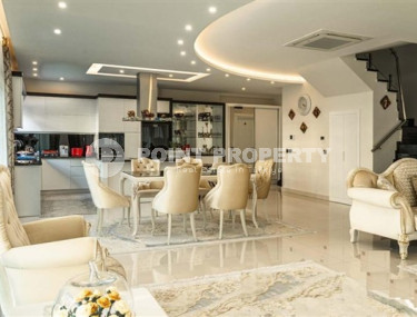 Luxurious five-bedroom garden duplex, 210m², in the luxury complex of Kargicak, Alanya-id-1489-photo-1