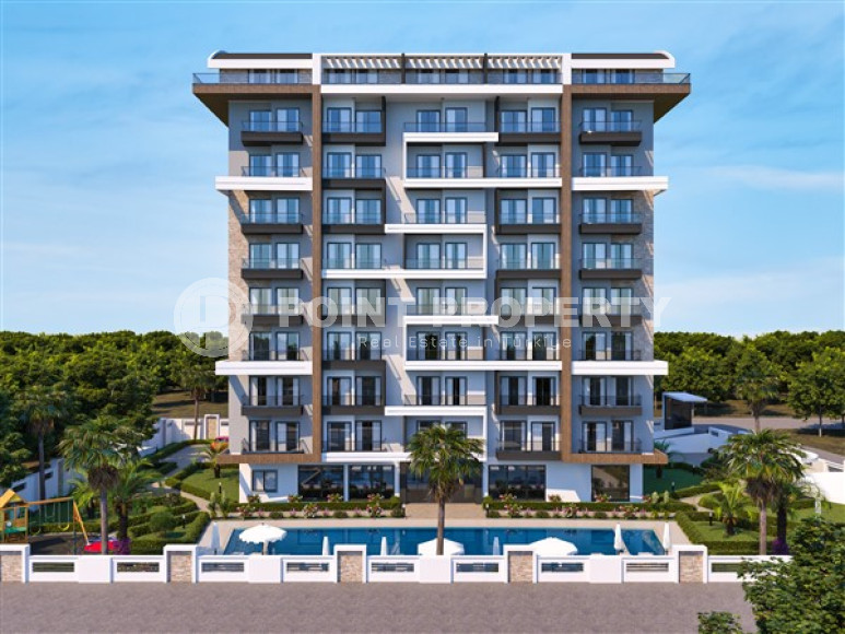 Investment project in the Payallar area, low prices and interest-free installments, all apartments with sea views, 1+1, 2+1-id-1493-photo-1