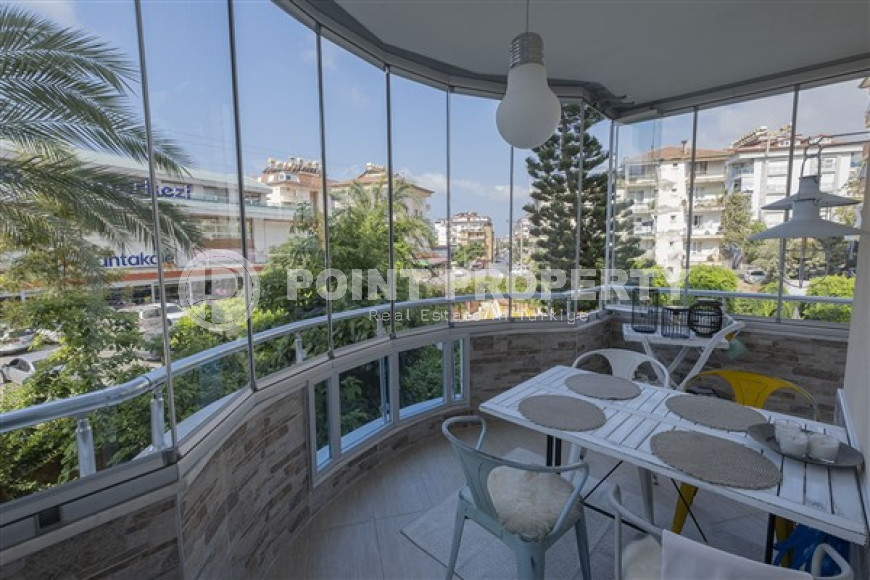 Furnished three-room apartment, 100m² in a cozy residence in Cikcilli area, Alanya-id-1492-photo-1
