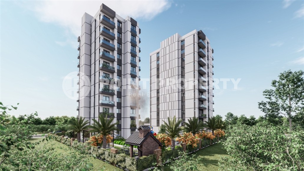 Новый инвестиционный проект в курортном районе Мерсина - Эрдемли - современный жилой комплекс премиум класса, с просторными квартирами 2+1-id-6522-фото-1
