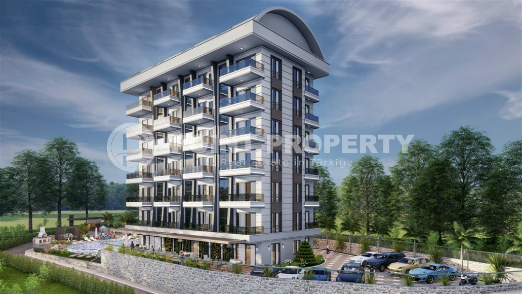 Новые квартиры в строящемся жилом комплексе, в 1500 метрах от моря, в зеленом, экологически чистом районе Аланьи - Демирташ-id-6715-фото-1