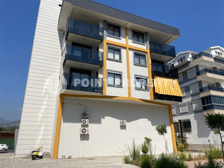 Небольшая новая квартира 1+1 в 350 метрах от моря, в центре спокойного, живописного района Аланьи - Кестель-id-6765-фото-1