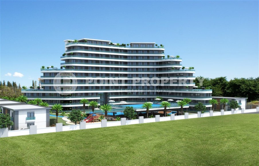 Новый инвестиционный проект в перспективном районе Анталии - Алтынташ - 10-этажный жилой комплекс с организованной внутренней инфраструктурой-id-6790-фото-1