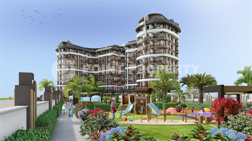 Apartments in a residential complex under construction, in a promising area of Alanya - Payallar-id-6797-photo-1