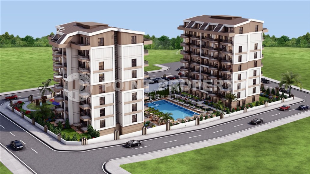 Apartments and duplexes with payment by installments 2300 meters from the sea, in a quiet area of Alanya - Gazipasa-id-6808-photo-1