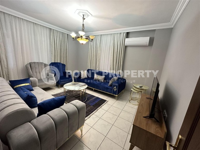 Affordable apartment with furniture and household appliances, on the 1st floor, 850 meters from the sea-id-6860-photo-1