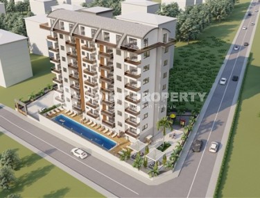 Новая квартира в жилом комплексе на завершающем этапе строительства, в живописном районе Аланьи - Авсаллар-id-6938-фото-1