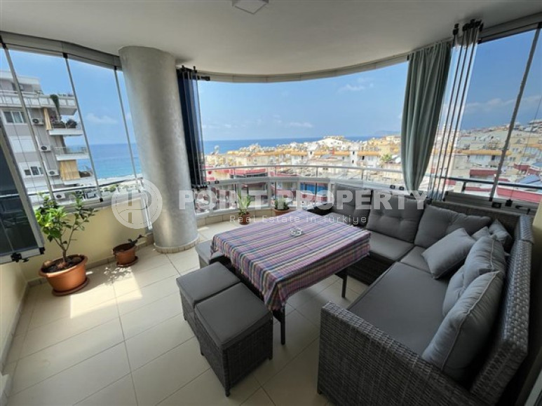 Great offer: apartment 2+1, 110m², with furniture and appliances in Mahmutlar, with sea and mountain views-id-1543-photo-1