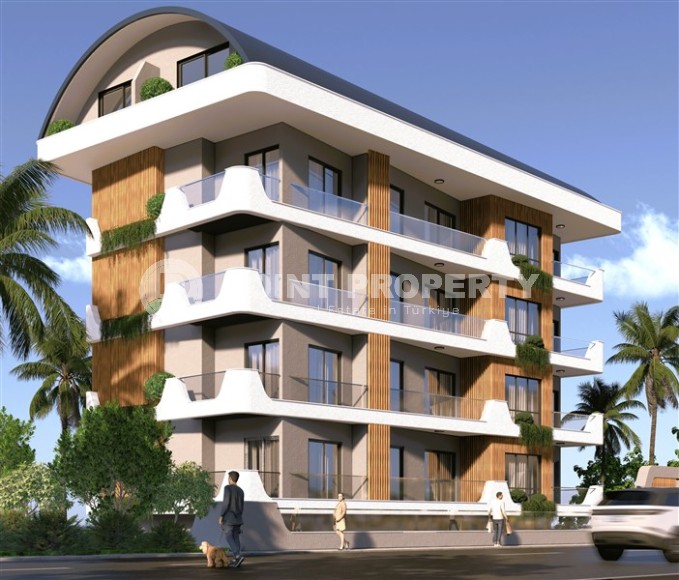 Compact 1+1 apartment 250 meters from the famous Cleopatra Beach, in the center of Alanya-id-6961-photo-1