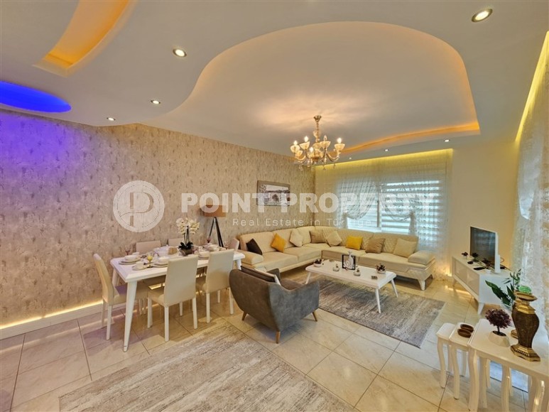 Stylish apartment with designer renovation 300 meters from the beach, in the Mahmutlar area-id-6974-photo-1